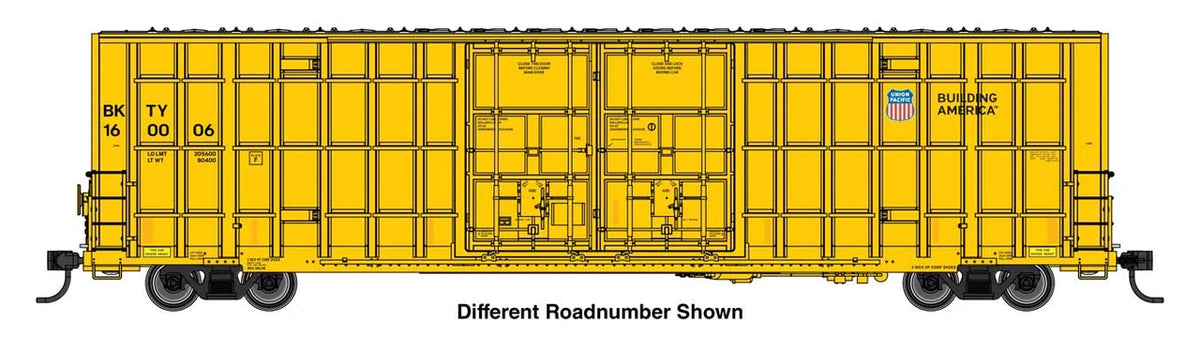 Walthers Mainline | 60' HC Plate F Horz. Post Boxcar Union Pacific | Escala HO #160006 | 910-3121
