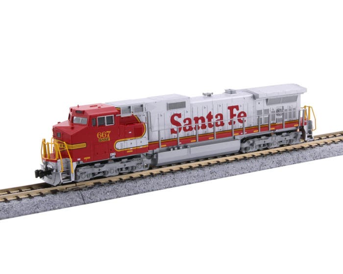 Kato | Locomotora Diésel GE Dash 9-44CW (C44-9W) (Sistema Análogo / Standard DC) | BNSF Railway "Warbonnet" (Escala N) #677