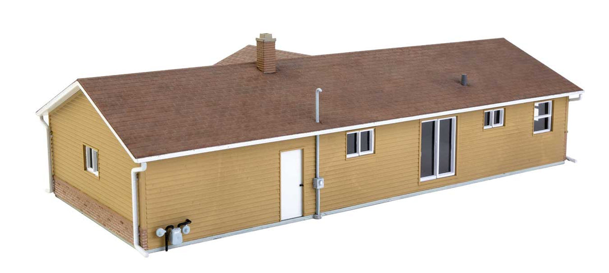Walthers Cornerstone Casa de Rancho con Garage | Kit de Construcción Escala HO 933-4155