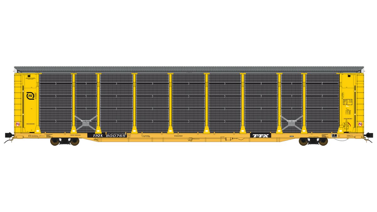 Class One Model Works | Vagón Trinivel 150' Thrall 20-2 Autorack (Type C) | TTQX (Escala HO) | FC00643 TTQX 800871