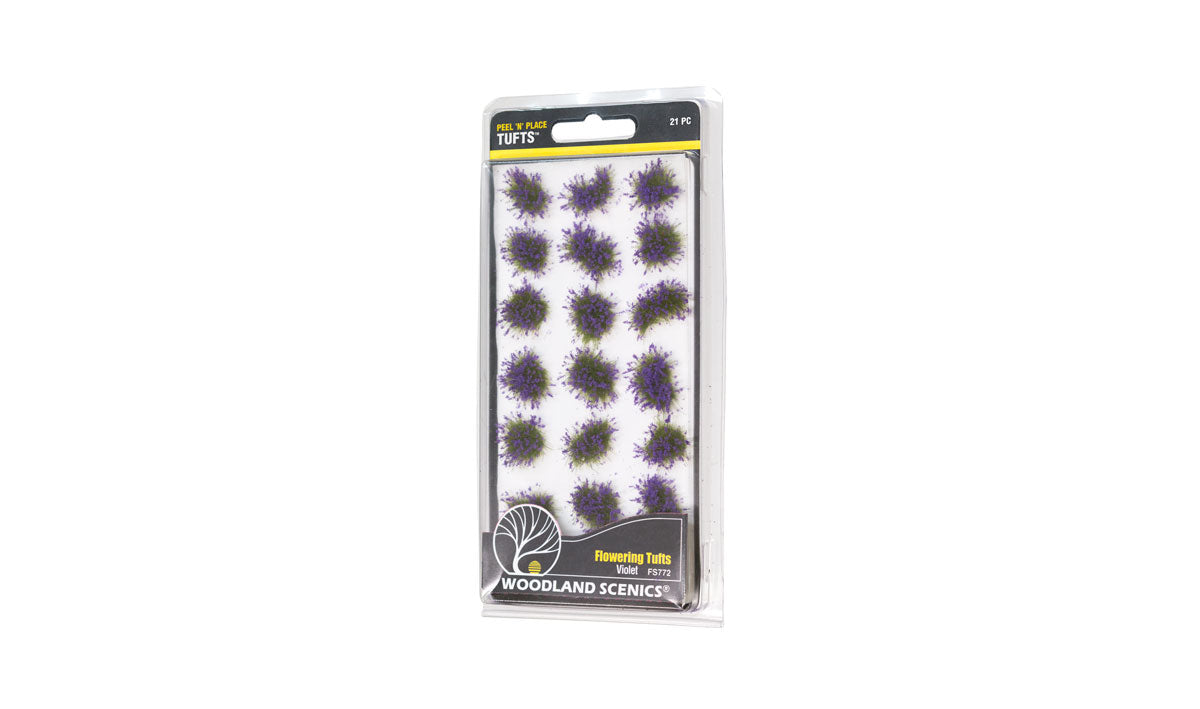 Arbustos con flores violetas, Woodland Scenics FS772