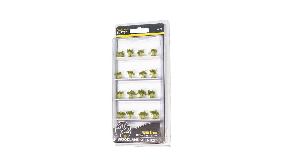 Matorral alto de pradera color Medium Green, Woodland Scenics FS777