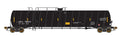 ROKA | Vagón Tanque de Gas LPG 66' CBTX (LPG) Spiral Tank Car | Negro, Versión 3 (Escala HO) | RPM 225 #781138