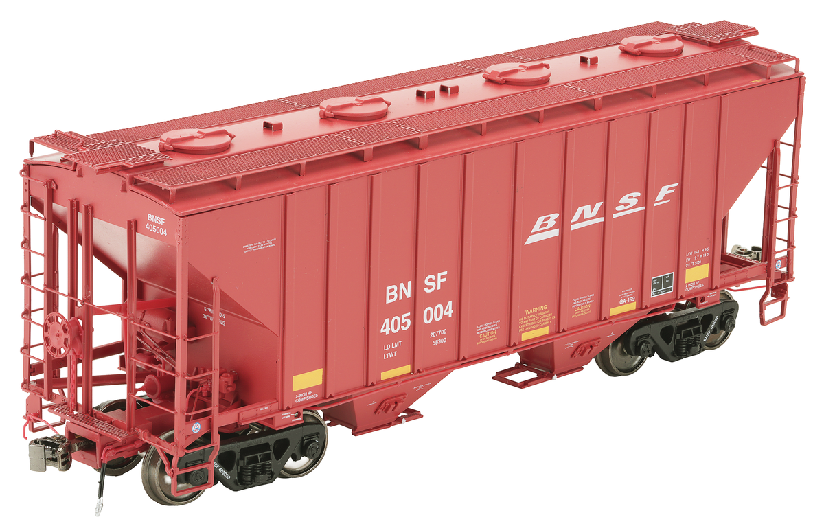 Class One Model Works | Tolva Cubierta Pullman-Standard PS-2CD 3000 cu ft de 2 Bahías | BNSF Railway / Tuscan | (Escala HO) FC01007 | BNSF 405050