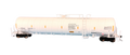ROKA | Vagón Tanque de Gas LPG 66' SHQX (LPG) Spiral Tank Car | Blanco, Versión 1 (Escala HO) | RPM 212 #51672