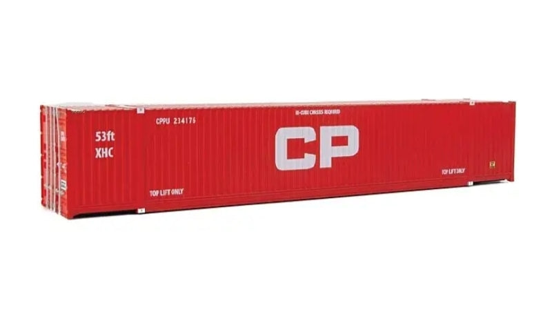 Contenedor de 53' Canadian Pacific, Escala HO. Walthers Scenemaster 949-8536