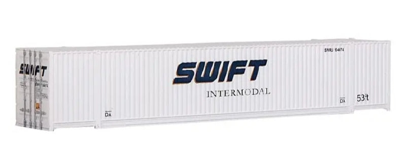 Contenedor de 53' Swift, Escala HO. Walthers Scenemaster 949-8509