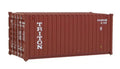 Contenedor de 20' Triton, Escala HO. Walthers Scenemaster 949-8053