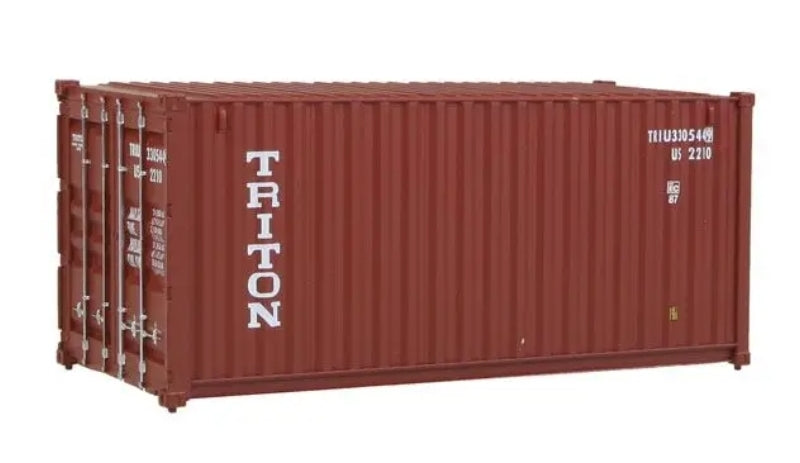 Contenedor de 20' Triton, Escala HO. Walthers Scenemaster 949-8053