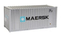 Contenedor de 20' Maersk, Escala HO. Walthers Scenemaster 949-8001