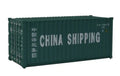 Contenedor de 20' China Shipping. Escala HO. Walthers Scenemaster 949-8056