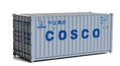 Contenedor de 20' China Ocean Shipping Co. Escala HO. Walthers Scenemaster 949-8071