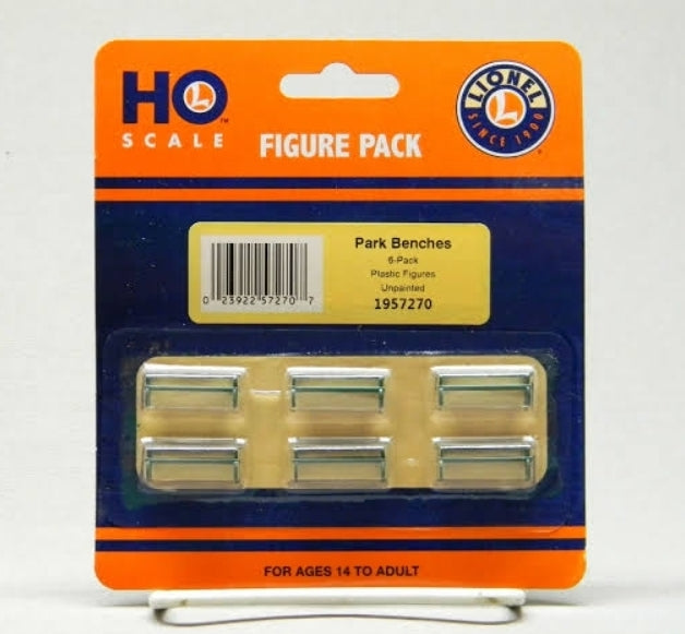 6-Pack bancas de parque. Lionel 1957270