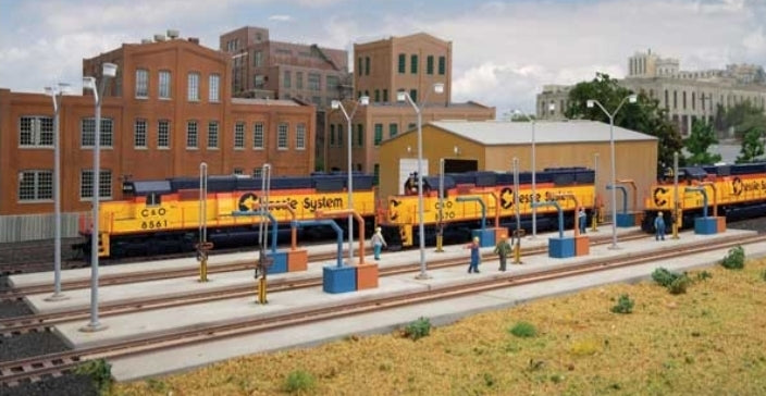 Walthers Cornerstone Instalación Moderna de Carga de Combustible para Diésel | Kit de Construcción HO 933-4161