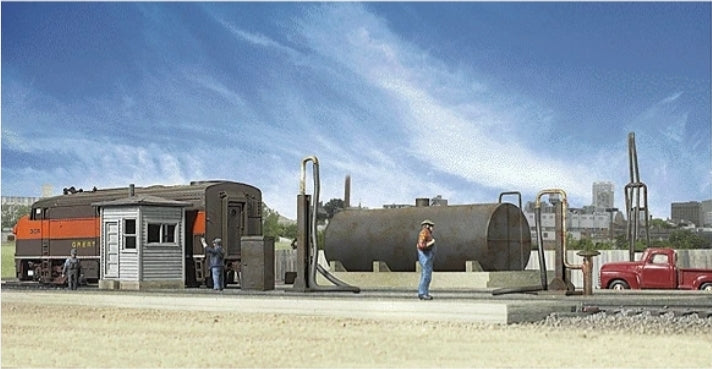 Walthers Cornerstone Instalación Moderna de Carga de Combustible para Diésel | Kit de Construcción HO 933-2908