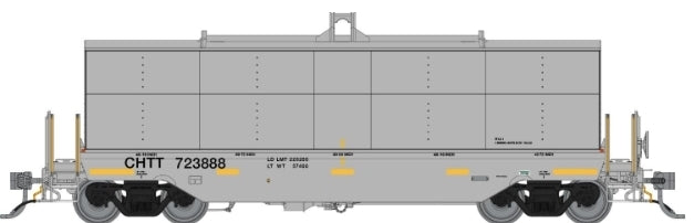 Rapido Trains | Vagón Greenbrier Transverse Coil Car | Chicago Heights Terminal Transfer CHTT (Escala HO) 168002A