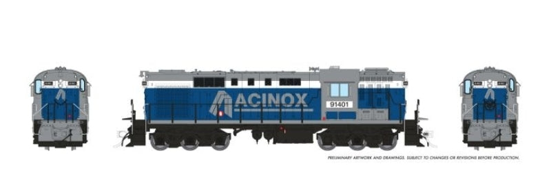 Rapido Trains Inc | Locomotora Diésel MLW / ALCO RSC-14 | ACINOX (Cuba) #91401 con DCC y Sonido (Escala HO) | 32548