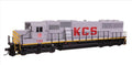 Walthers Mainline | Locomotora Diésel EMD SD60 Spartan Cab | Kansas City Southern #732 (DC Analógico / Listo para DCC) | 910-9766