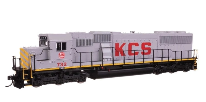 Walthers Mainline | Locomotora Diésel EMD SD60 Spartan Cab | Kansas City Southern #732 (DC Analógico / Listo para DCC) | 910-9766