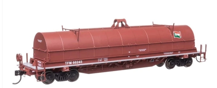 Walthers Mainline | Vagón Góndola Portabobinas de Acero de Capó Único 52' NSC Type II | Transportación Ferroviaria Mexicana (TFM) | Escala HO #68245 | 920-105715