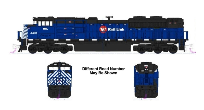Kato | Locomotora Diésel EMD SD70ACe (Sistema Análogo / Standard DC) | Montana Rail Link (Escala N) #4400