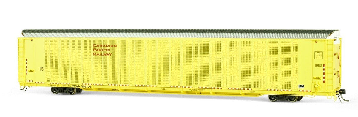 ROKA | Safe-Pak Autorack | Canadian Pacific |  Tri-Nivel Techo Alto Almeja Shell Puertas RPM 132 #556104