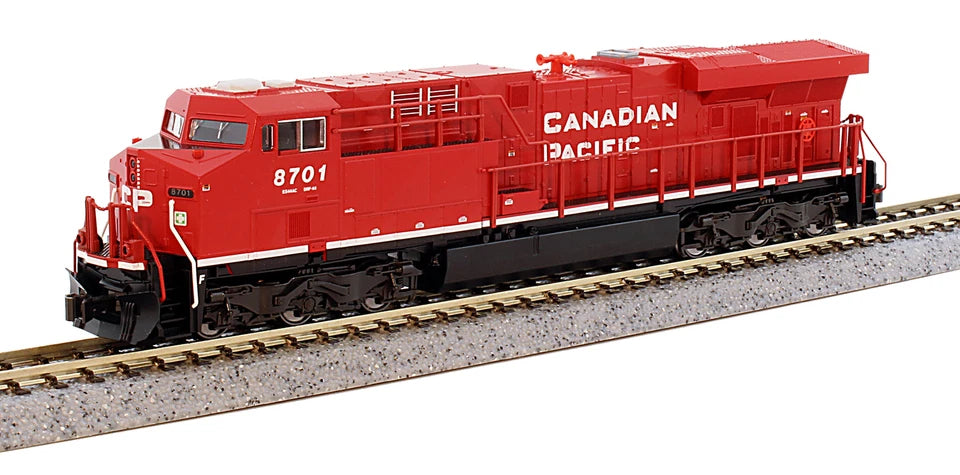 Kato | Locomotora Diésel GE Evolution Series ES44AC (Sistema Análogo / Standard DC) | Canadian Pacific Railway (Escala N) #8701