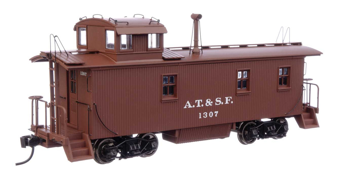 Walthers Proto | Caboose de Madera de 30' Serie ATSF 1300 | Santa Fe #1322 (Escala HO) 920-103205